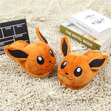 Women Anime Cartoon Pokemon Slippers Lovers Warm Woman Slippers Elf Ball Pikachu Go Plush Shoes Home House Slippers Children