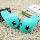 Women Anime Cartoon Pokemon Slippers Lovers Warm Woman Slippers Elf Ball Pikachu Go Plush Shoes Home House Slippers Children