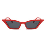 Vintage Sunglasses Women Cat Eye Luxury Brand Designer Sun Glasses Retro Small Red ladies Sunglass Black Eyewear Female Shades