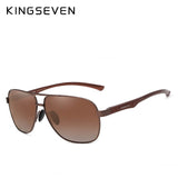 KINGSEVEN 2018 Brand Men Aluminum Sunglasses HD Polarized UV400 Mirror Male Sun Glasses Women For Men Oculos de sol