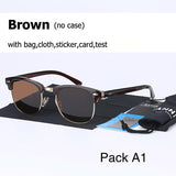 UV400 HD Polarized men women Sunglasses Classic fashion retro Brand Sun glasses Coating Drive Shades gafas De Sol Masculino