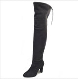 ELGEER Size 34-43 2018 New Shoes Women Boots Black Over the Knee Boots Sexy Female Autumn Winter lady Thigh High Boots