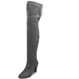 ELGEER Size 34-43 2018 New Shoes Women Boots Black Over the Knee Boots Sexy Female Autumn Winter lady Thigh High Boots