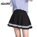 New 2018 Summer style sexy Skirt for Girl lady Korean Short Skater Fashion female mini Skirt Women Clothing Bottoms