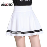 New 2018 Summer style sexy Skirt for Girl lady Korean Short Skater Fashion female mini Skirt Women Clothing Bottoms