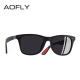 AOFLY BRAND DESIGN Classic Polarized Sunglasses Men Women Driving Square Frame Sun Glasses Male Goggle UV400 Gafas De Sol AF8083