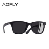 AOFLY BRAND DESIGN Classic Polarized Sunglasses Men Women Driving Square Frame Sun Glasses Male Goggle UV400 Gafas De Sol AF8083