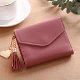 Long Wallet Women Purses Tassel Fashion Coin Purse Card Holder Wallets Female High Quality Clutch Money Bag PU Leather Wallet