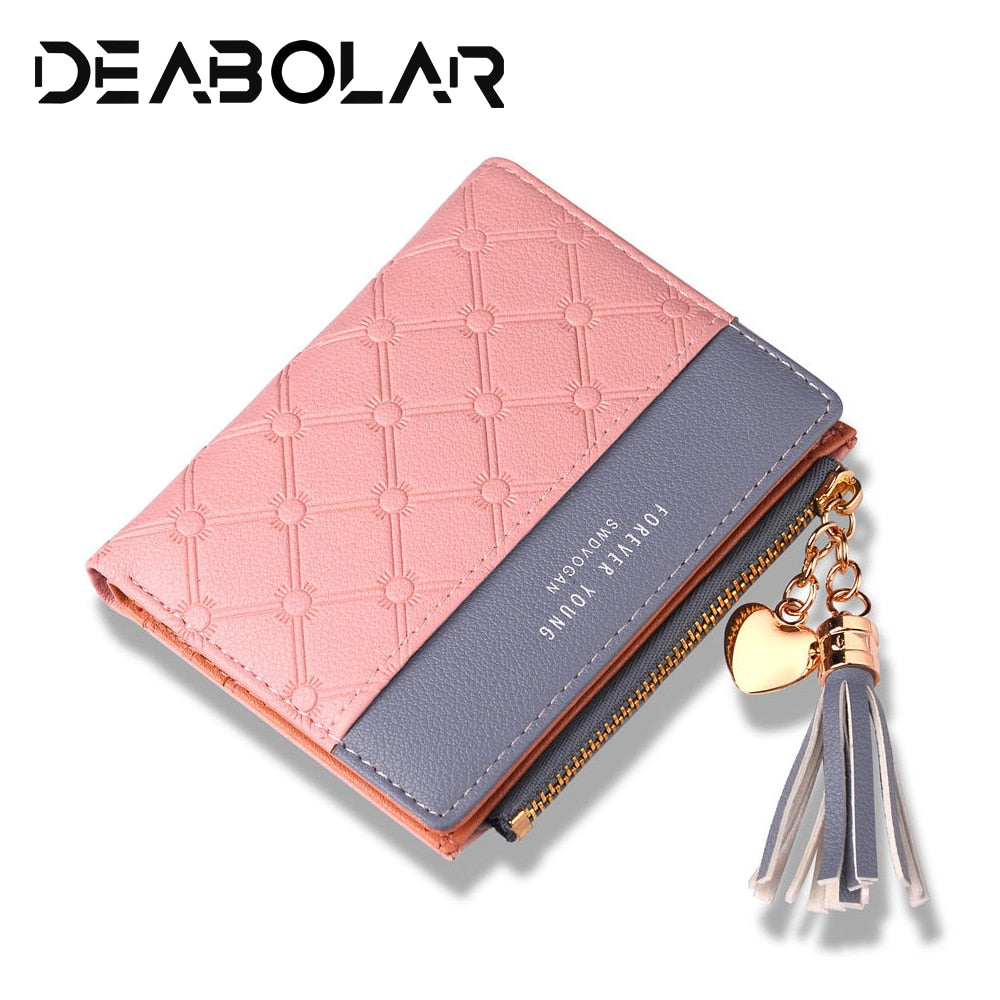 2018 New Women's Cute Fashion Purse Leather Long Zip Wallet Coin Card Holder Soft Leather Phone Card Female Clutch