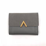 Matte Leather Small Women Wallet Luxury Brand Famous Mini Womens Wallets And Purses Short Female Coin Purse Credit Card Holder