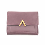 Matte Leather Small Women Wallet Luxury Brand Famous Mini Womens Wallets And Purses Short Female Coin Purse Credit Card Holder