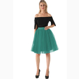 Puffy New Arrival 5 Layer Fashion Women Tulle Skirt Tutu Wedding Bridal Bridesmaid 2018 Overskirt Petticoat Lolita Saia