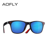 AOFLY BRAND DESIGN Classic Polarized Sunglasses Men Women Driving Square Frame Sun Glasses Male Goggle UV400 Gafas De Sol AF8083