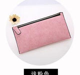 2018 Frans BA Ms. fashion Wallet Zipper bag simple Purse the new lady long wallet