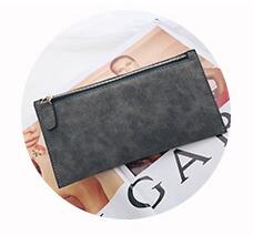 2018 Frans BA Ms. fashion Wallet Zipper bag simple Purse the new lady long wallet