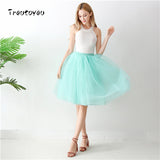 5 Layers 65cm Sexy Midi Tulle Skirt Streetwear Pleated Skirts Womens Short Tutu Femme 2018 Winter Gothic Jupe Falda Tul Plisada
