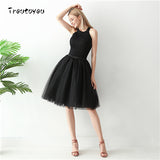 5 Layers 65cm Sexy Midi Tulle Skirt Streetwear Pleated Skirts Womens Short Tutu Femme 2018 Winter Gothic Jupe Falda Tul Plisada