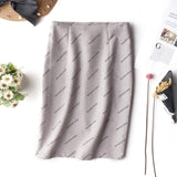 2018 summer retro leopard print office skirt high waist slim Korean version of the new elastic ladies casual sexy bag hip skirt