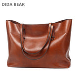 DIDABEAR Brand Leather Tote Bag Women Handbags Female Designer Large Capacity Leisure Shoulder Bags Fashion Ladies Purses Bolsas