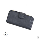 2019 New Women Casual Wallet Brand Cell Phone Wallet Big Card Holders Wallet Handbag Purse Clutch Messenger Shoulder Straps Bag