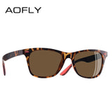 AOFLY BRAND DESIGN Classic Polarized Sunglasses Men Women Driving Square Frame Sun Glasses Male Goggle UV400 Gafas De Sol AF8083